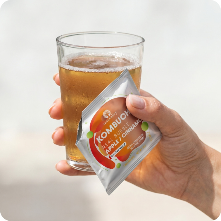 Kombucha Real Bubble Apple/Cinnamon