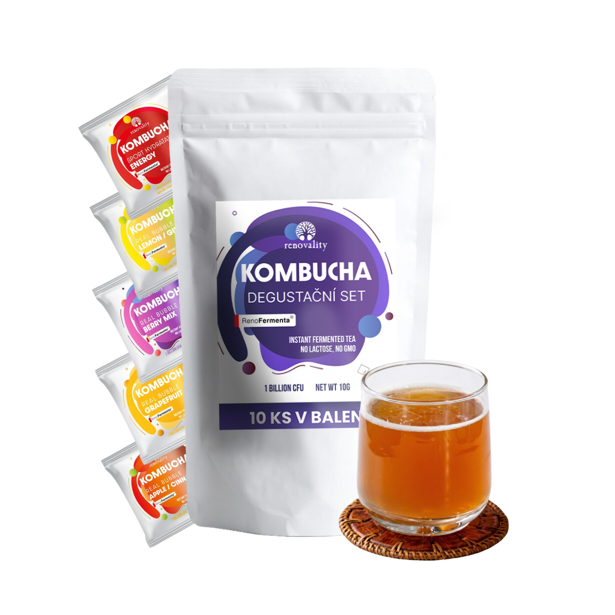 Degustační kombucha balíček