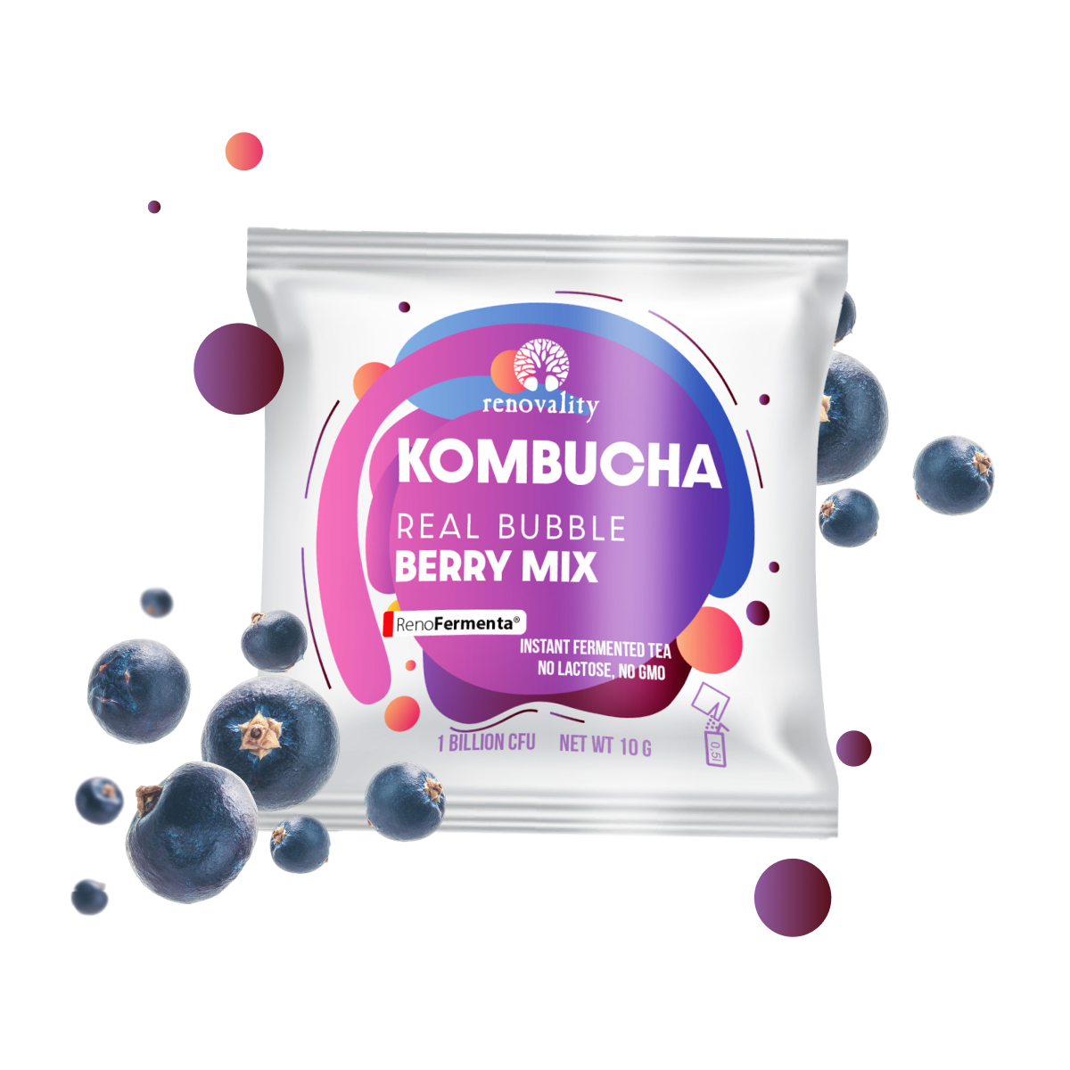 Kombucha Real Bubble Berry Mix
