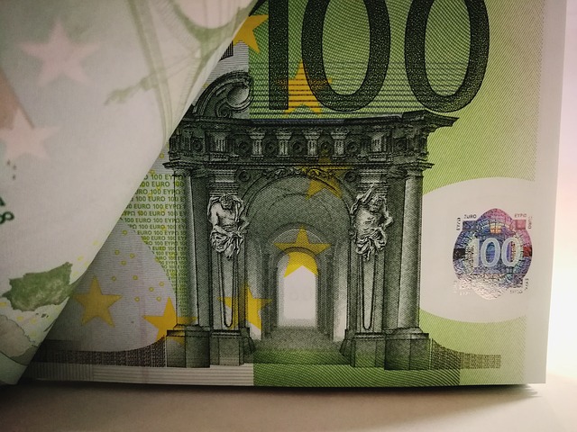 detail euro bankovky